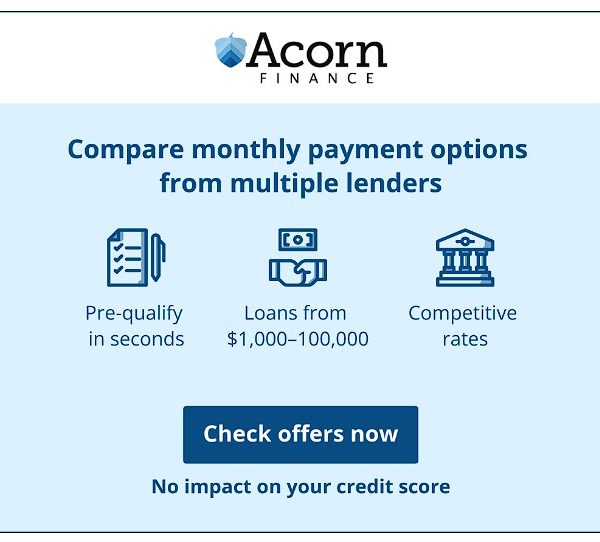 Financing Options, Acorn Finance